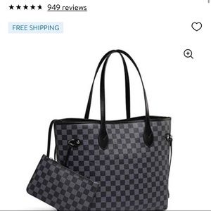 Daisy Rose Checkered Handbag
